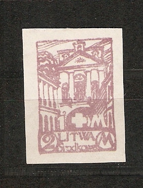 DOBRE .. od 1 zł - LITWA ŚR.1921  Fischer Nr.32a A