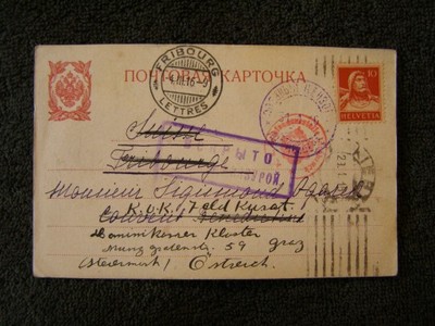 Karta pocztowa Tarnopol Graz I wojna światowa 1916