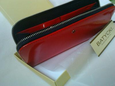 IN-1110 Czerwony lakierowny portfel Batycki damski - 4795045859 - oficjalne  archiwum Allegro