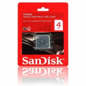 SanDisk Memory Stick Micro 4GB Karta Pamięci
