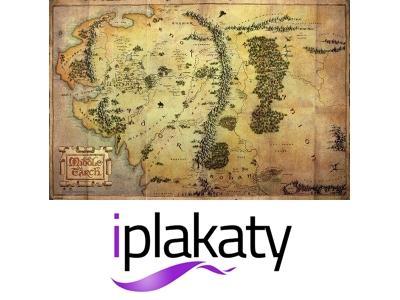 The Hobbit Journey Map - plakat 91,5x61 cm