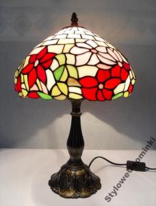 Piękna LAMPA WITRAŻOWA Tiffany 46 cm 062558 - 4790503064 - oficjalne  archiwum Allegro