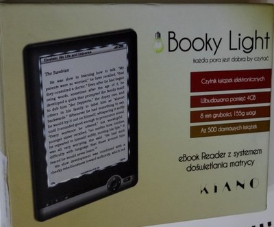 Czytnik ebooków  Booky Light   KIANO