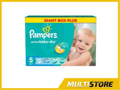 Pampers Active Baby Pieluchy 5 Junior 87 sztuk