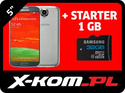 Srebrny smartfon SAMSUNG Galaxy S4 VE I9515 + 80zł