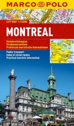 Montreal plan miasta Marco Polo - laminowany