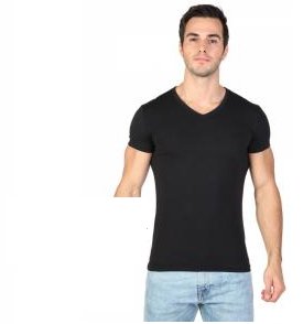 Koszulka t-shirt męski ATLANTIC ECV-002 L czarny