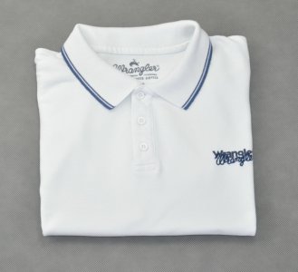 WRANGLER koszulka męska polo  biała XL