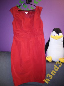 Czerwona sukienka Solar rozm. 38