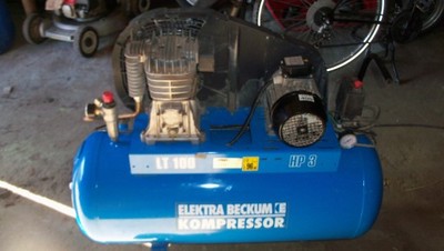 Sprężarka kompresor Elektra Beckum 2t ABAC 100 L - 6781235159 - oficjalne  archiwum Allegro