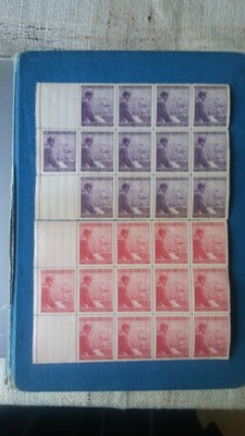 B. u M.Mi 126-127**arkusze po13 znaczków
