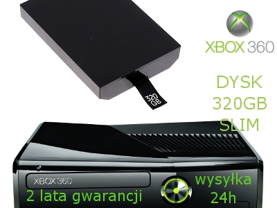 DYSK 320GB XBOX 360 SLIM E DYSK TWARDY X360