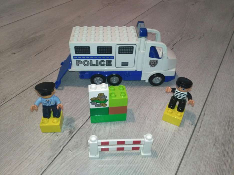 Lego Duplo 5680 policja ciężarówka policyjna !! - 7057388421 - oficjalne  archiwum Allegro