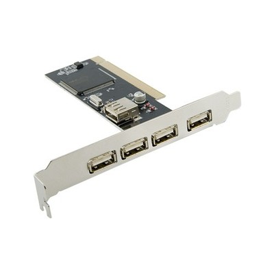4WORLD Kontroler PCI USB 2.0 4+1