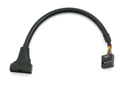 ADAPTER USB2.0/USB3.0 9PIN-19PIN (389)