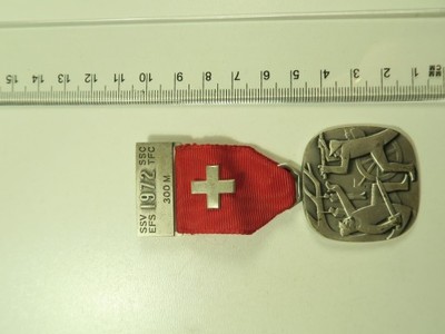 Medal Strzelecki - SZWAJCARIA - 1972 -300m - 281