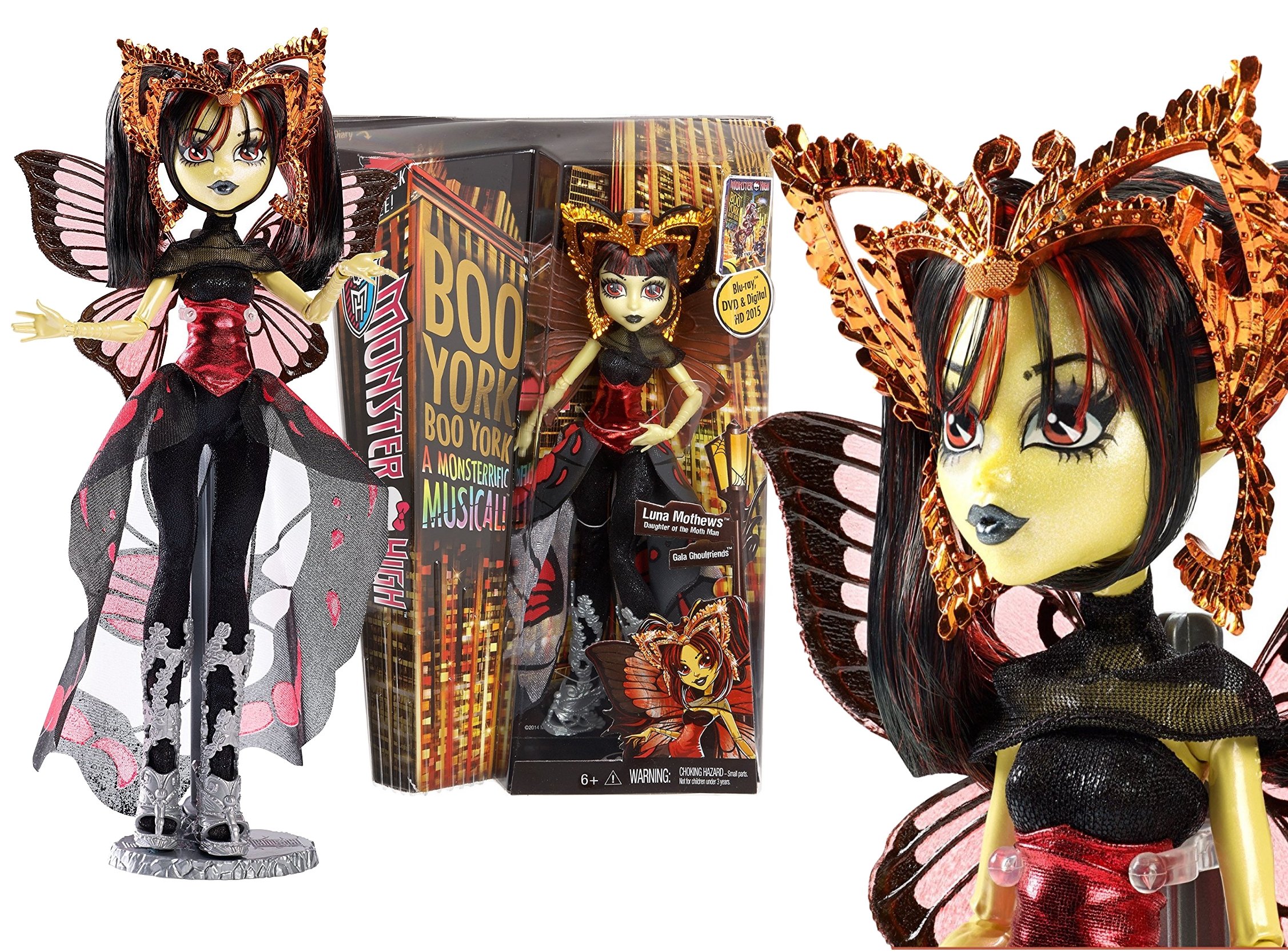 Monster High Lalka Luna Mothews Boo York Mattel 7006285100 Oficjalne Archiwum Allegro