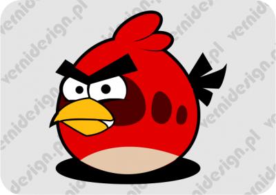 Naklejka Angry Birds Red Bird JAKOŚĆ 12cm GRATIS