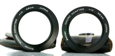 Vivitar Macro Adapter +10 52mm, 49mm Japan