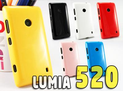NOKIA Lumia 520 | ETUI JELLY Case + 2x FOLIA - 4261949289 - oficjalne  archiwum Allegro