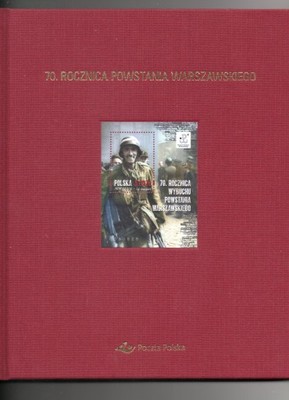 POCZTA POLSKA ALBUM 70r.POWSTANIA WARSZAWSKIEGO