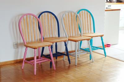 Krzesło drewniane scandi loft kolorowe typ Windsor - 5987702897 - oficjalne  archiwum Allegro