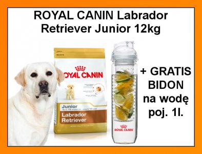 ROYAL CANIN LABRADOR RETRIEVER JUNIOR 12kg + BIDON
