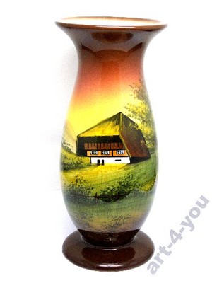 Schwarzwaldhaus  !! ręcznie malowany stary wazon
