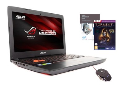 Laptop ASUS GL502VS i7-7700 24GB 256+1TB GTX1070