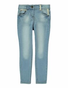GEORGE spodnie jeans rurki koronki 110 SUPER CENA