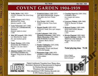 PRIMA VOCE Great Singers at Covent Garden 1904-39