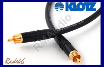 KLOTZ AC110 Kabel Coaxial Cyfrowy S/PDIF RCA 1m