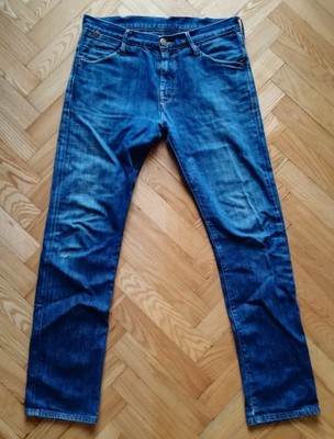 Spodnie Wrangler rurki męskie jeansy