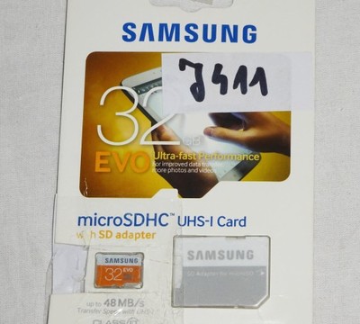 J411 Karta SD Samsung microSDHC UHS-I MB-MP32