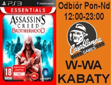 Assassin's Assassins Creed Brotherhood PS3 NOWA