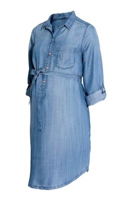 sukienka ciążowa Jeansowa HM 38 M - 6970306252 - oficjalne archiwum Allegro
