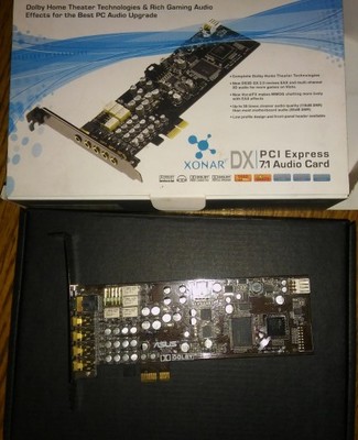 Asus Xonar DX PCI-E Uszkodzona