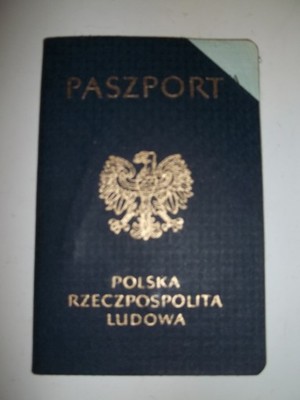 Paszport PRL - 1987r.
