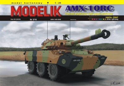 1:25 Samochód pancerny AMX-10RC MODELIK