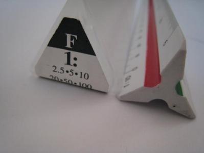 Skalówka Faber-Castell inżynierska F