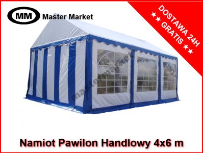 Namiot Pawilon Handlowy 4x6 m