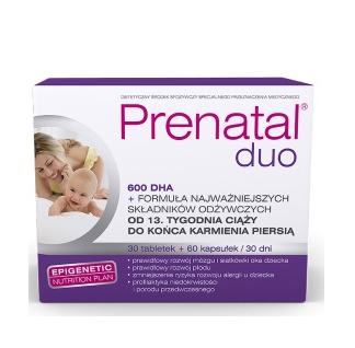 Prenatal DUO ciąża DHA 600mg 30tabl + 60kaps.class