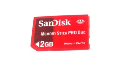 15KARTA PAMIĘCI MEMORY STICK PRO Duo 2GB SANDISK