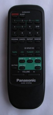Oryginalny pilot Panasonic EUR644344  Audio System