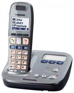 Telefon bezprzew. Panasonic KX-TG6571 dla seniora