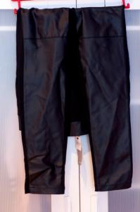 Czarne legginsy Orsay, skórzane, 42, nowe z metką