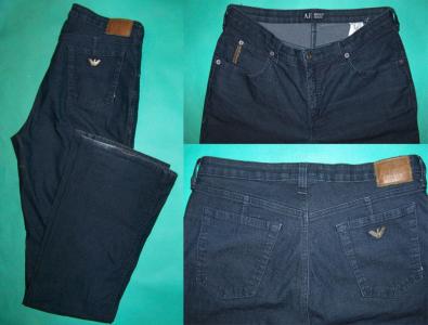 Armani jeans ciemno-niebieskie jeansy na 178cm 42