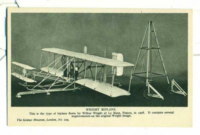 Samolot - Model samolotu Wright Biplane lata 30-te