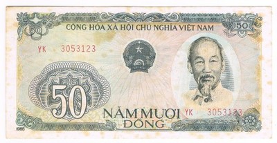 50 dong Wietnam 1985r
