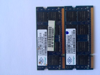 Pamięć RAM Nanya 1GB DDR2 2Rx16 6400S 800MHz